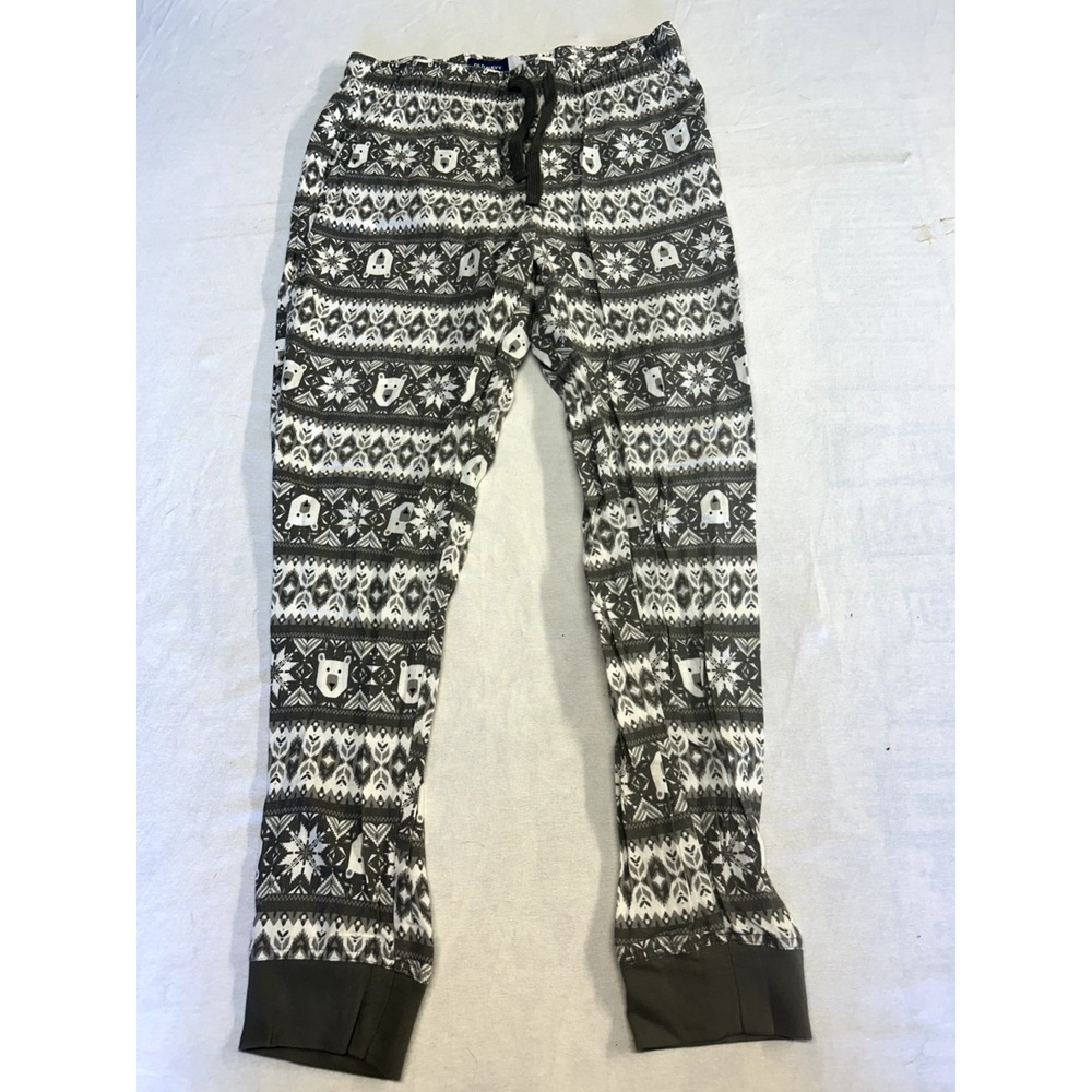 Old‎ Navy Gray Christmas Pajama Lounge Sweat Pants Sz Medium